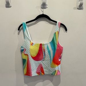 Rainbow Built-In Bra Tank